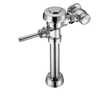 Sloan 3910168 Royal Chrome Single Flush Exposed Manual Water Closet Flushometer with Top Spud Fixture Connection - 1.28 GPF